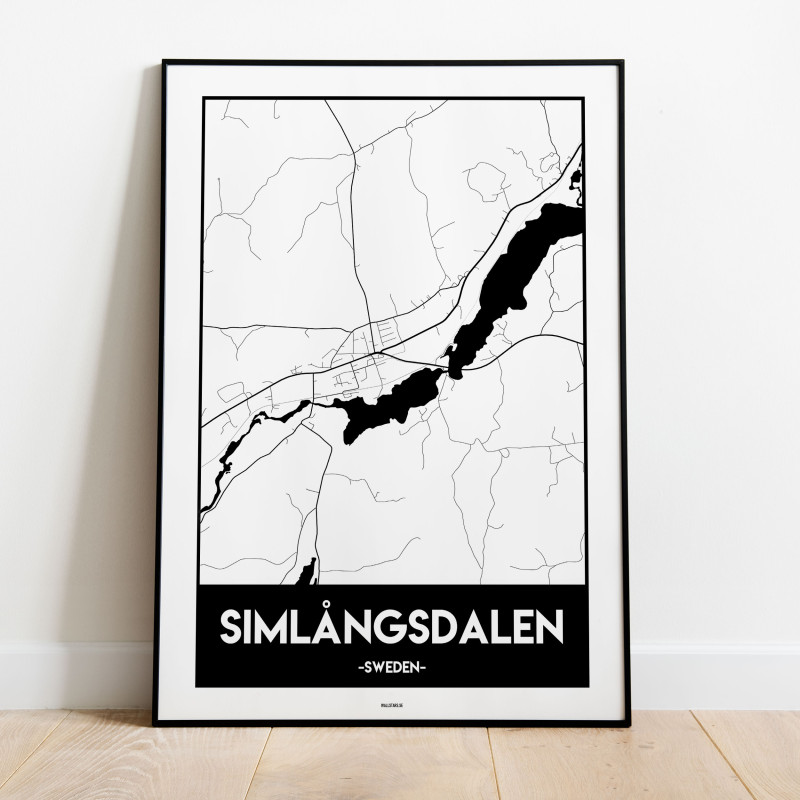 Simlångsdalen Urban Karta