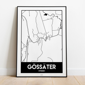 Gössäter Urban Karta