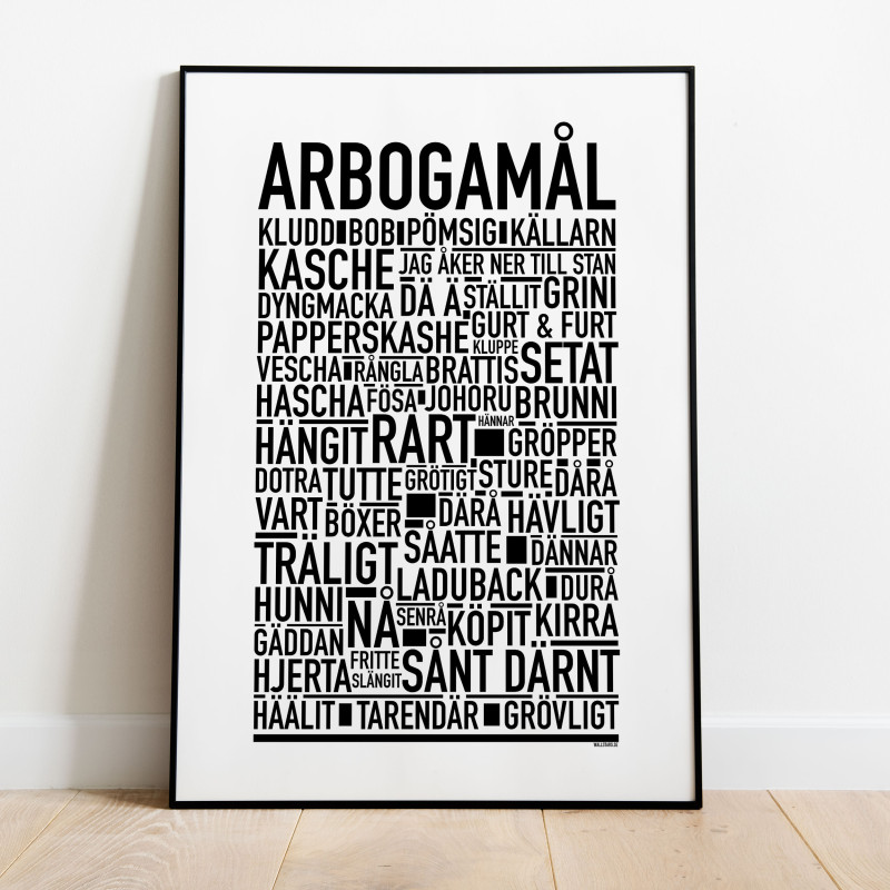 Arbogamål Poster