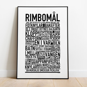 Rimbomål Poster