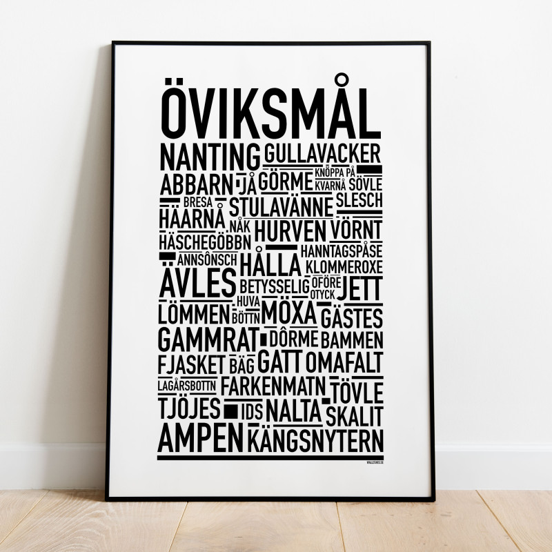 Öviksmål Poster
