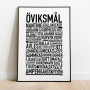 Öviksmål Poster
