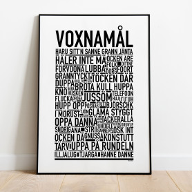 Voxnamål Poster