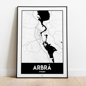 Arbrå Urban Karta