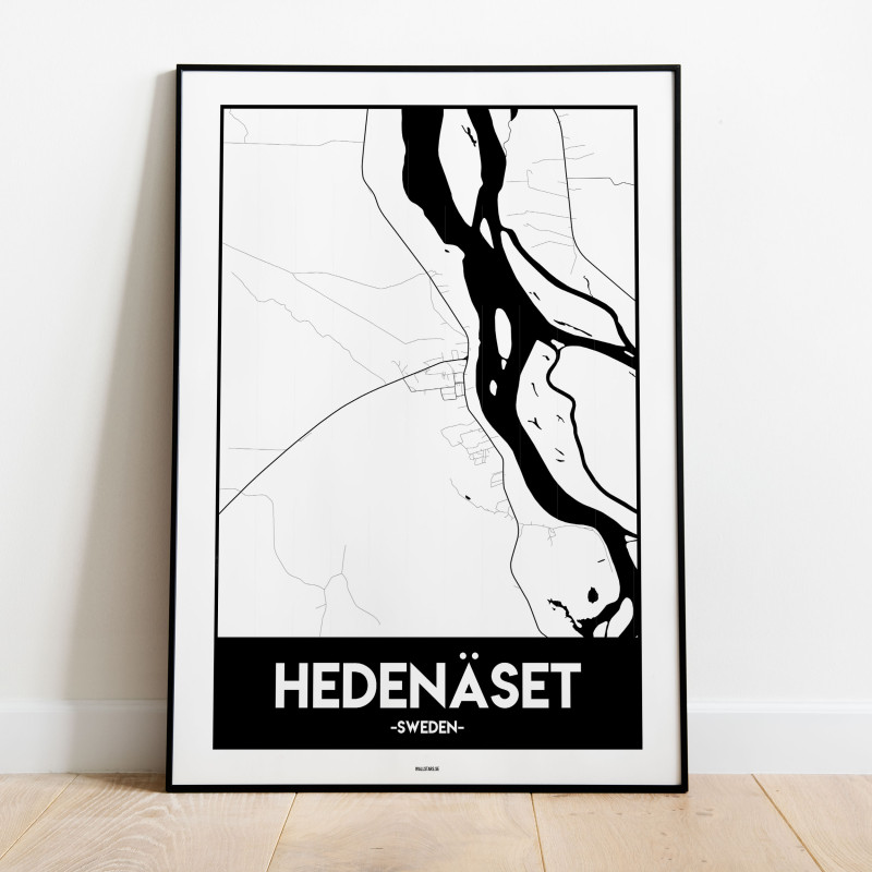 Hedenäset Urban Karta