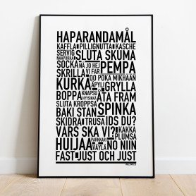 Haparandamål Poster