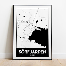 Sörfjärden Urban Karta