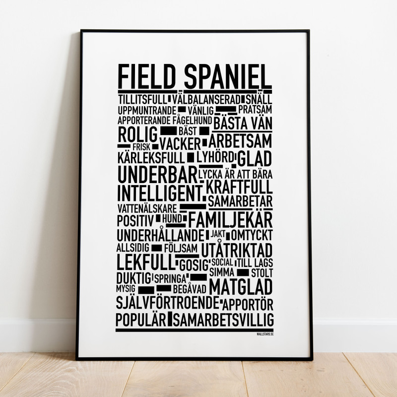 Field Spaniel Poster