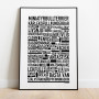 Miniatyrbullterrier Poster