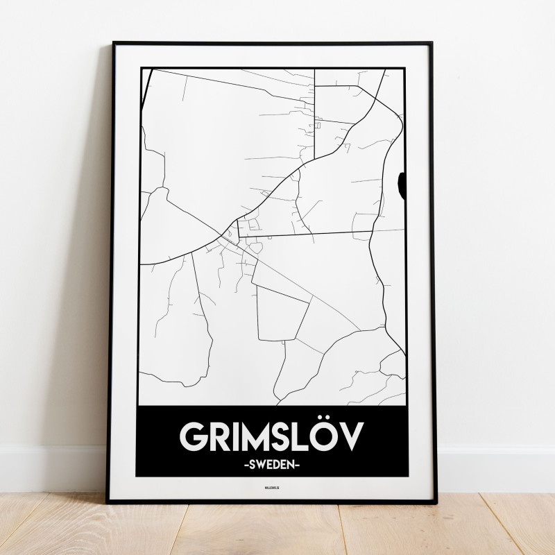 Grimslöv Urban Karta