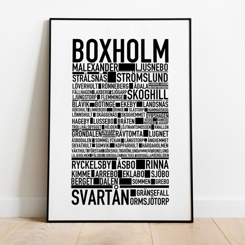 Boxholm Poster