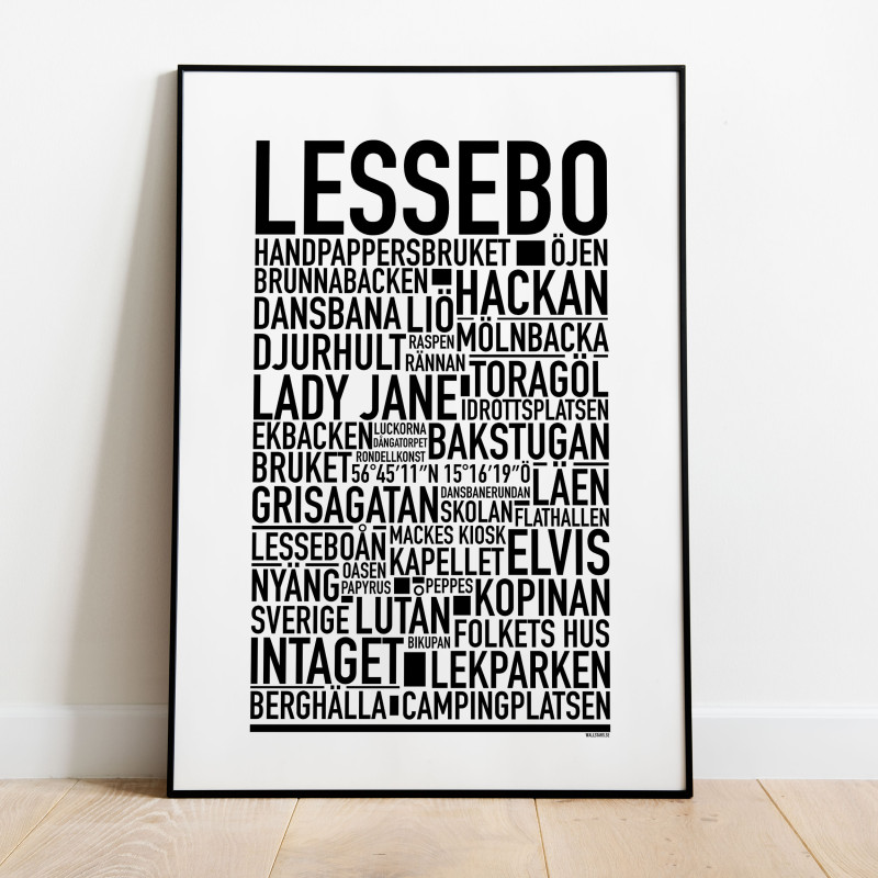 Lessebo Poster