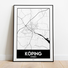 Köping Urban Karta