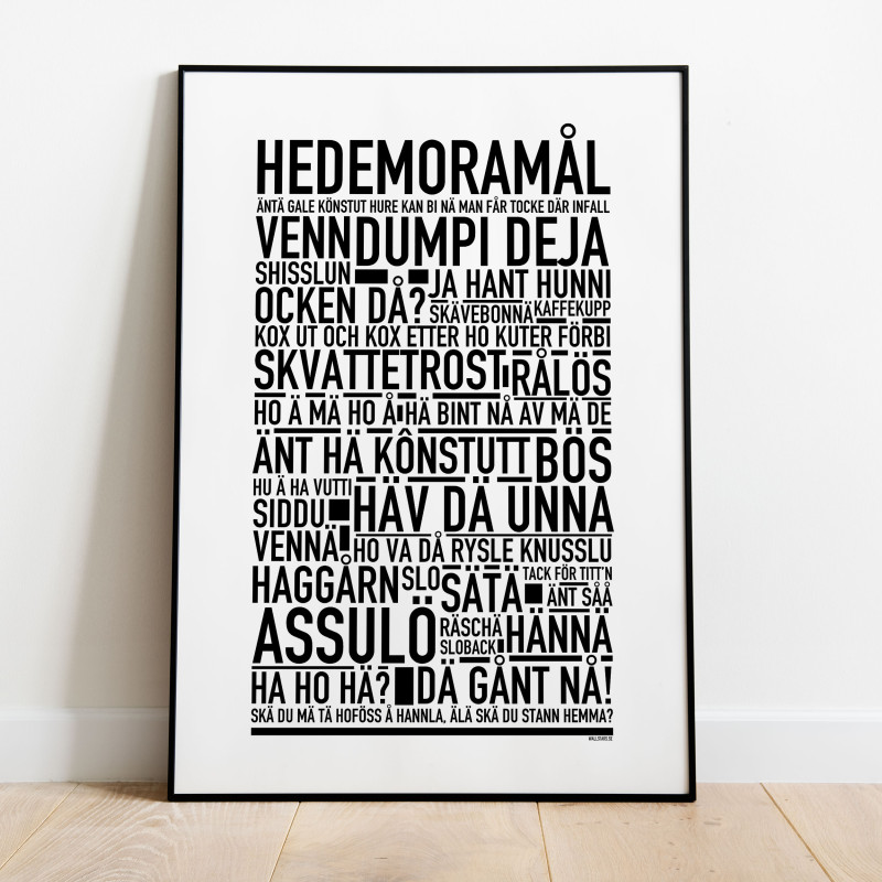 Hedemoramål Poster