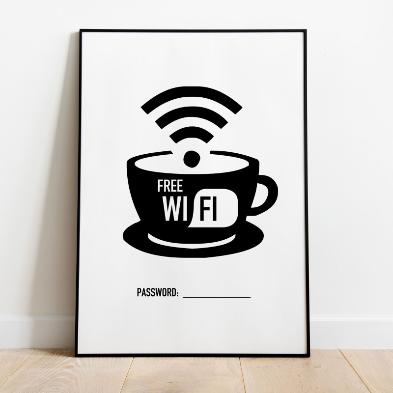 Free WiFi Poster