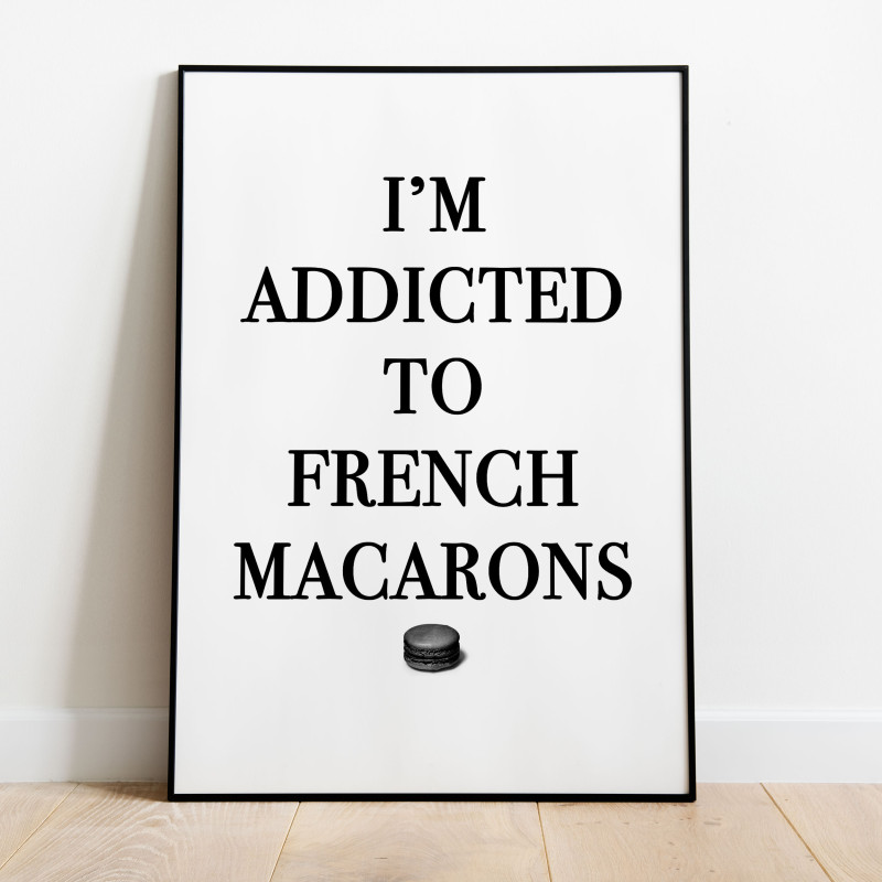 French Macarons Poster