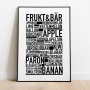 Frukt & Bär Poster