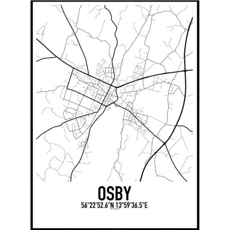 Osby Karta Poster