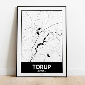 Torup Halland Urban Karta