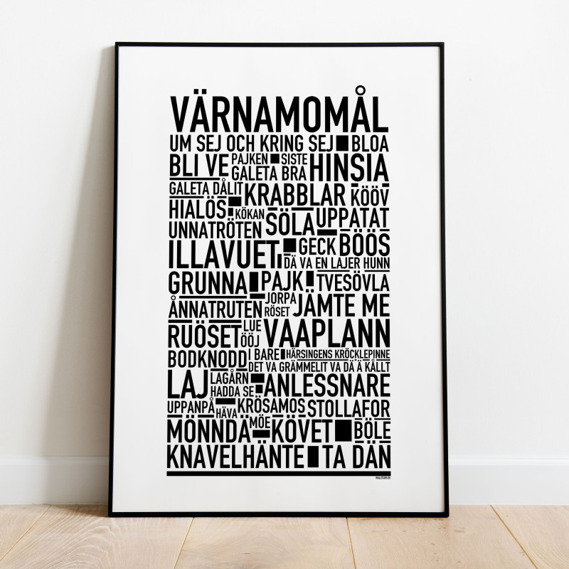 Värnamomål Poster