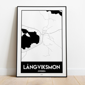 Långviksmon Urban Karta