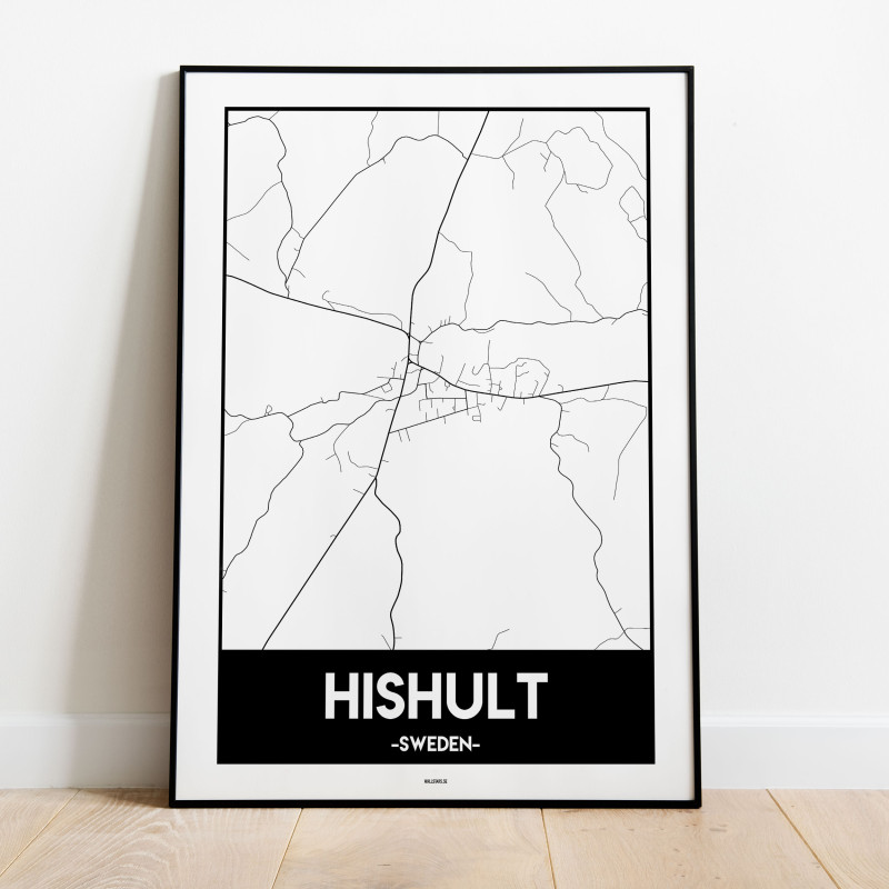 Hishult Urban Karta