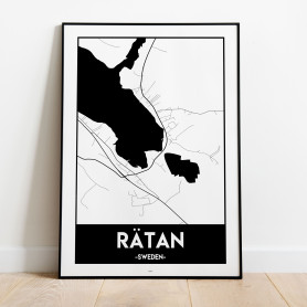 Rätan Urban Karta