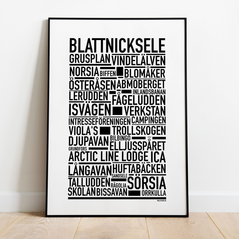 Blattnicksele Poster
