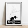 Borgafjäll Urban Karta