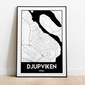 Djupviken Piteå Urban Karta