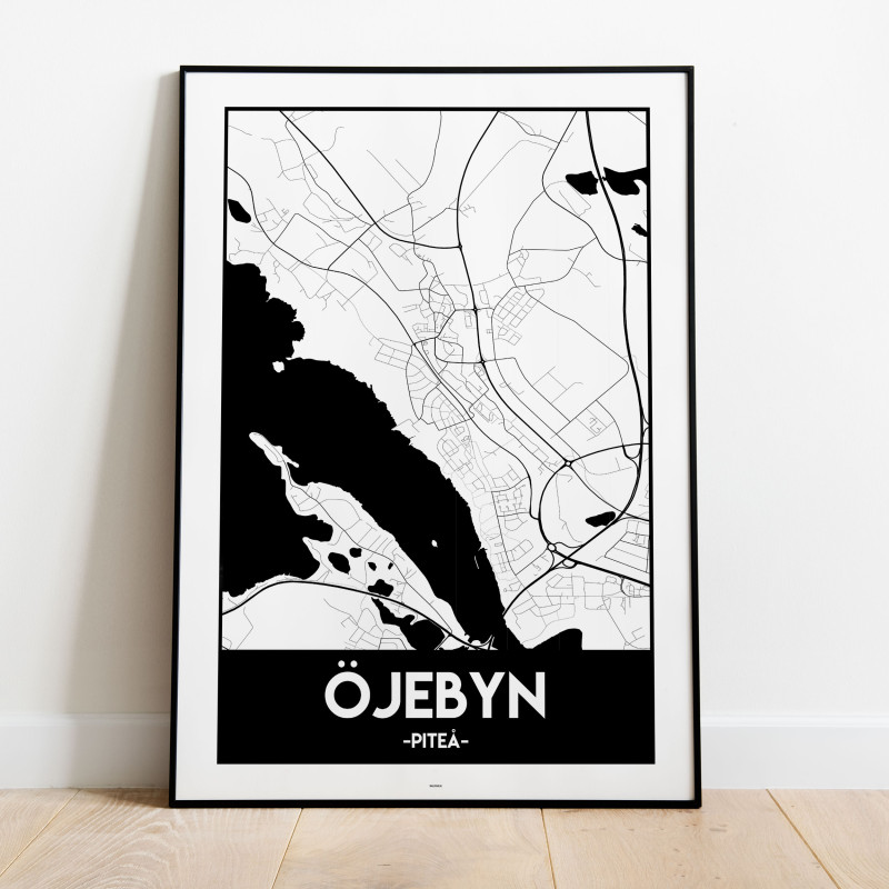 Öjebyn Urban Karta