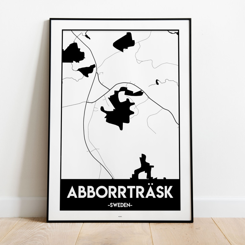 Abborrträsk Urban Karta