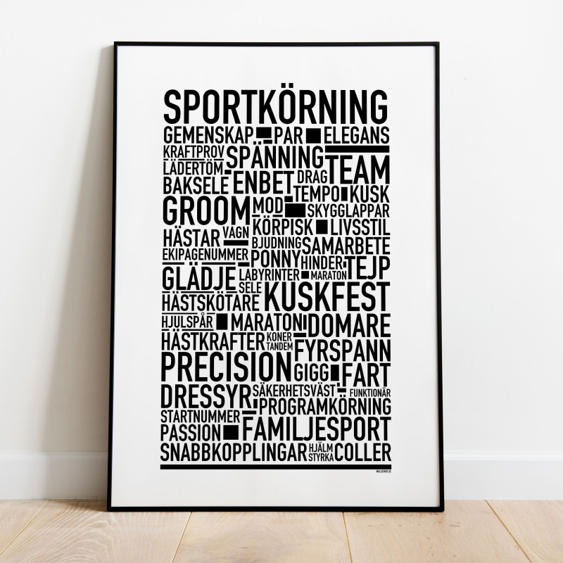 Sportkörning Poster