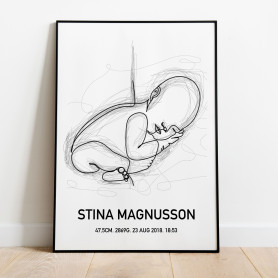 Personlig Födelsetavla Bebis