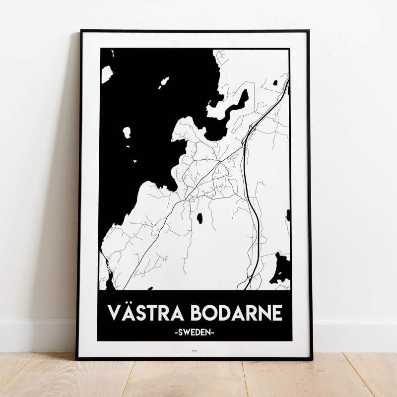 Västra Bodarne Urban Karta