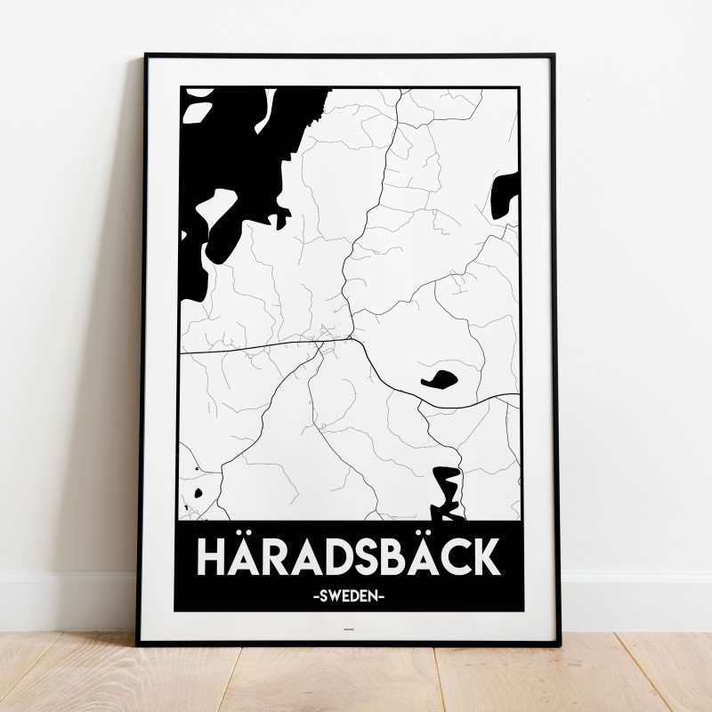 Häradsbäck Urban Karta