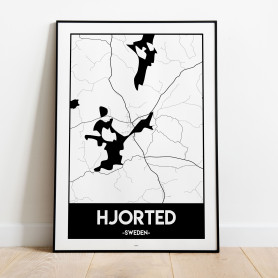 Hjorted Urban Karta