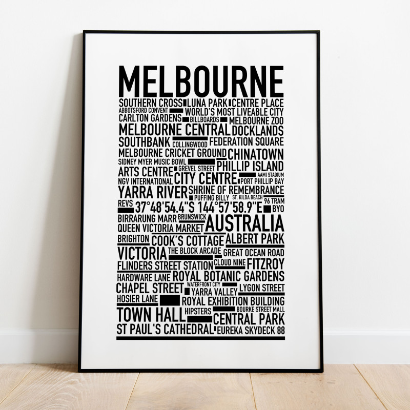 Melbourne Poster