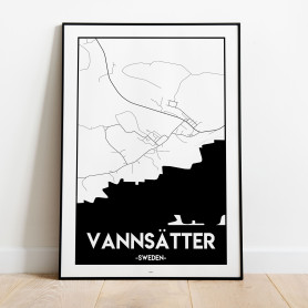 Vannsätter Urban Karta