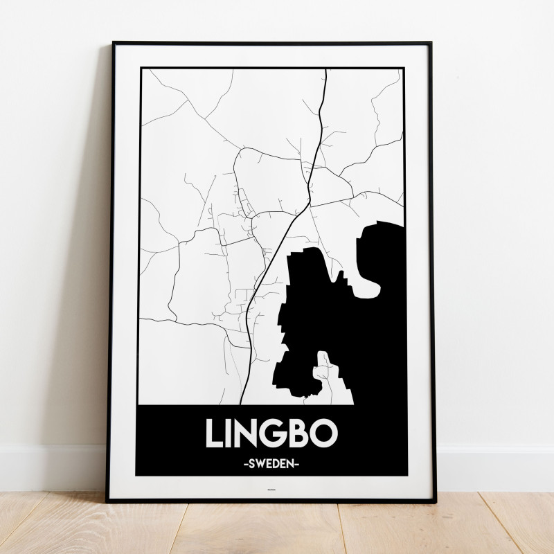 Lingbo Urban Karta