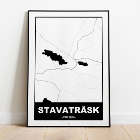 Stavaträsk Urban Karta