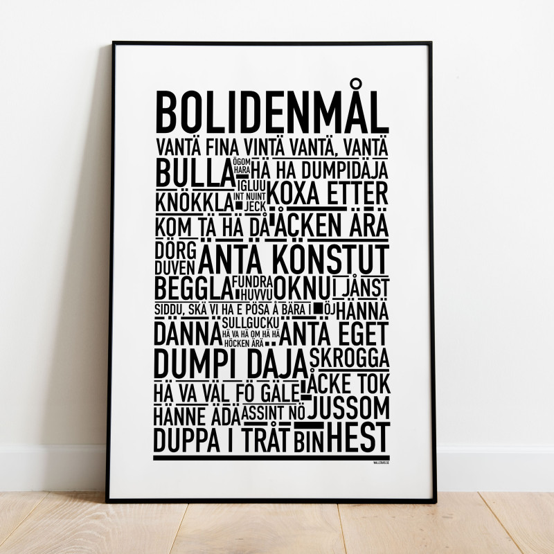 Bolidenmål Poster