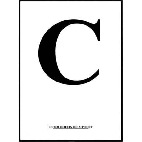 Alfabet C Poster