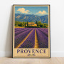Provence Lavendel Vintage Poster