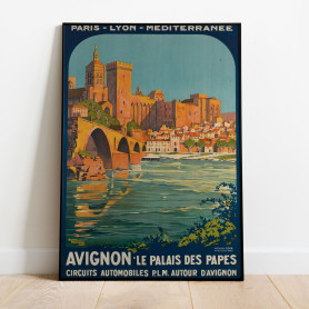 Avignon Provence Vintage Poster