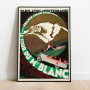 Tour du Mont Blanc Vintage Poster
