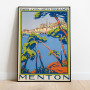 Menton Provence Vintage Poster