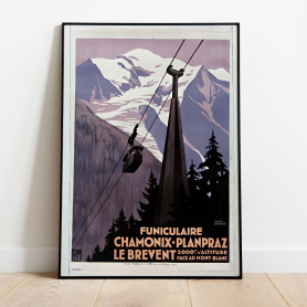 Chamonix Vintage Poster