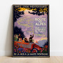Route des Alpes Vintage Poster