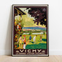 Vichy Allier Vintage Poster